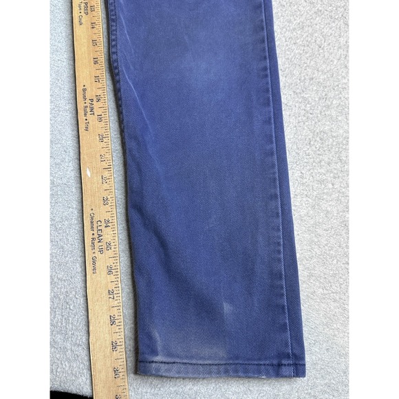 Vintage Faded Glory High Rise Tapered Jeans Womens 12 Tall Blue Wash Denim - Picture 5 of 16